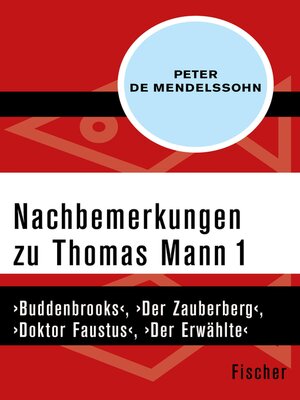 cover image of Nachbemerkungen zu Thomas Mann (1)
